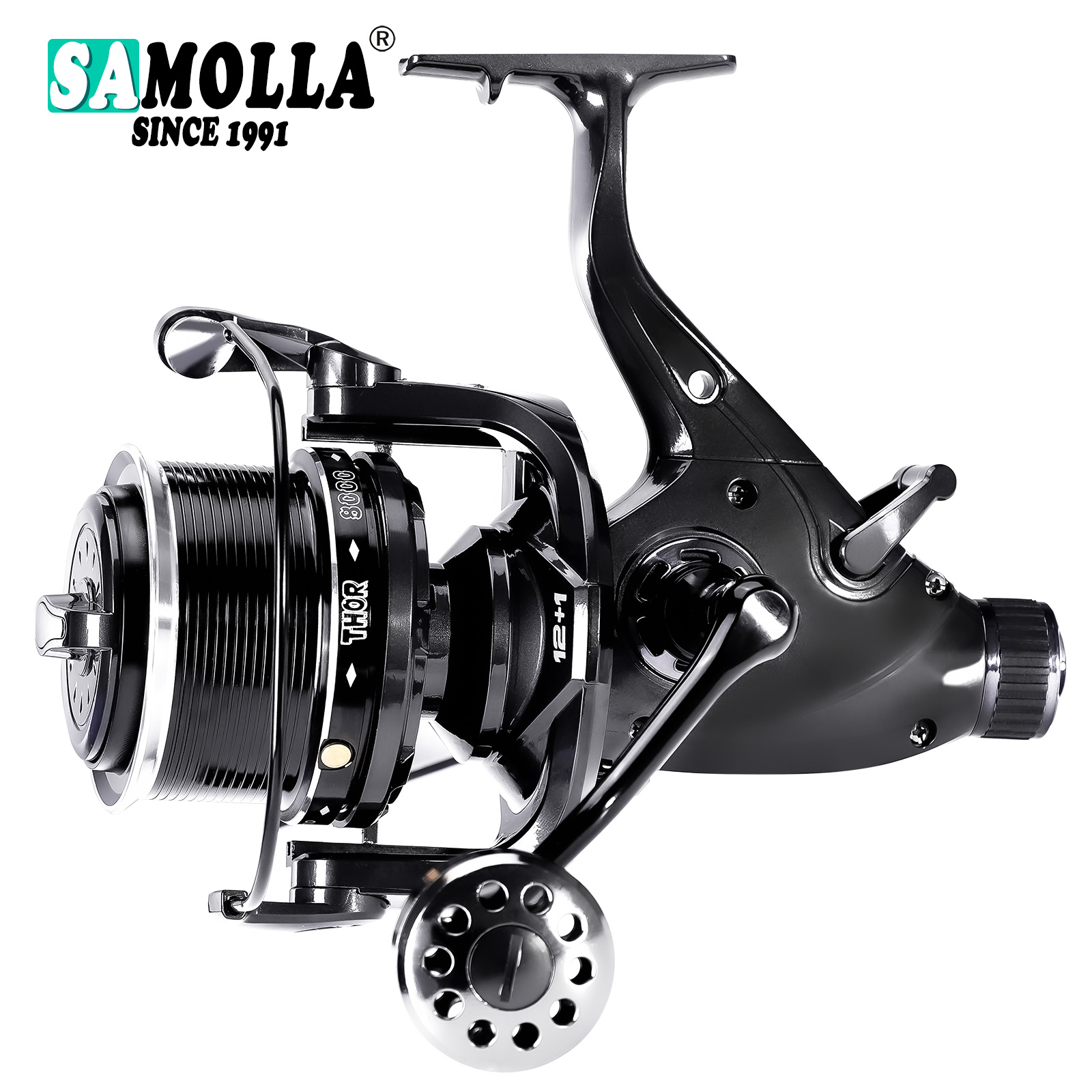 Fishing Equipment Daiwa - 新しい鯉釣りリールスピニングリール最大ダブルドラッグ 27 キロ 12 + 1BB