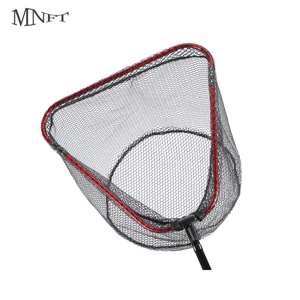 Landing Net Telescopic - アルミ合金ゴムコーティングされた魚のランディングネット折りたたみ伸縮式海フライフィッシングネットフローティングフィッシングネット 40 センチメートル/60 センチメートル/65 センチメートル