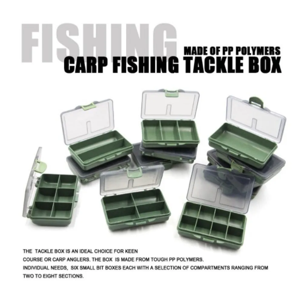 Fishing Equipment Box - 4/8グリッド分離型収納ボックス、釣り道具ボックス、餌箱、仕切り小物入れ、集中収納ボックス、餌箱、フックボックス