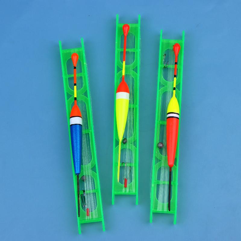 Fishing Equipment Basics - 10 個浅水フローティングライングループフローティング釣り糸フィッシュフック初心者ハンドロッドアクセサリー垂直魚フローティング