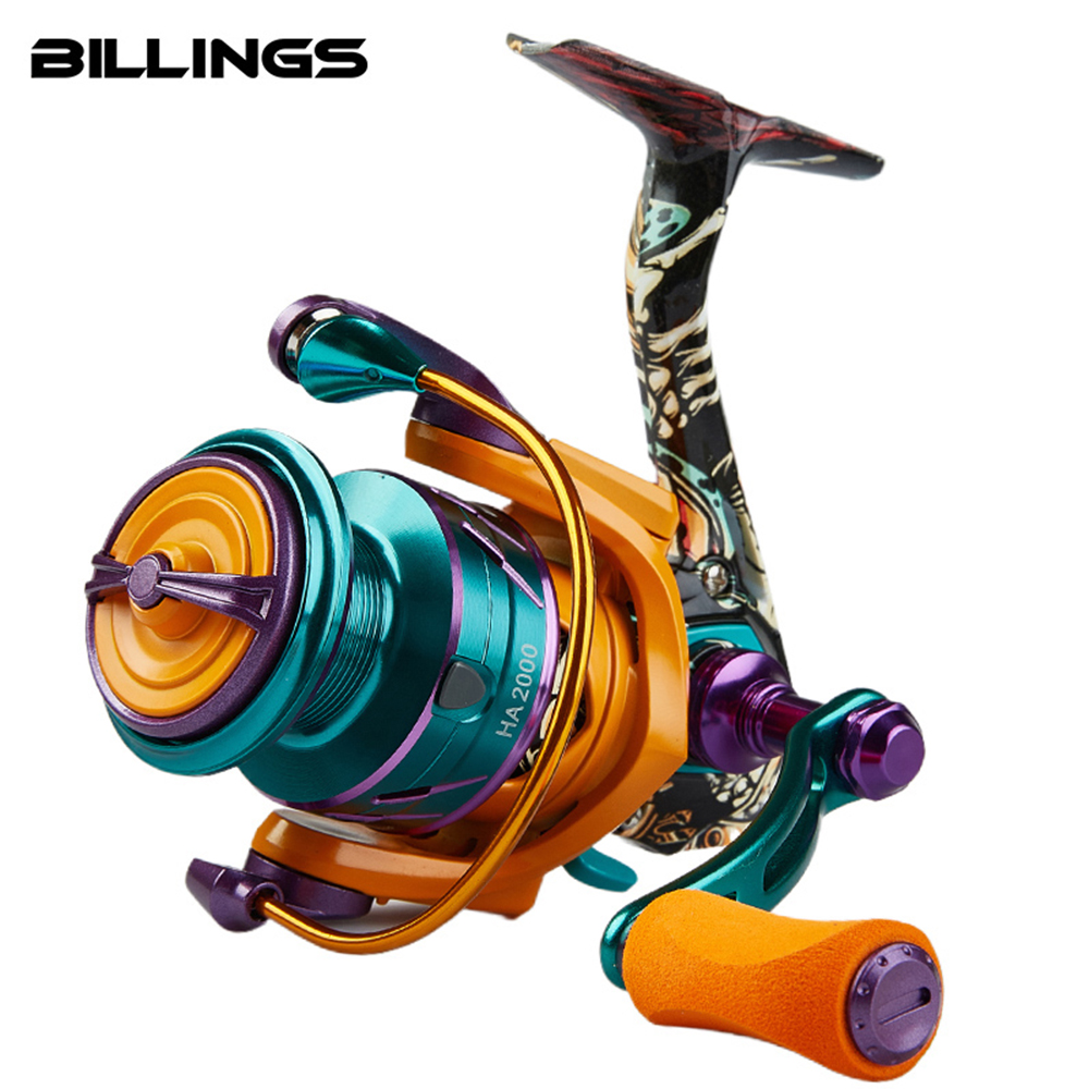 Fishing Equipment Daiwa - BILLINGS HA スピニングリール、22LB 最大ドラッグ、5.2:1 ギア比、金属スプール、CNC ロッカー、新鮮な海水用スピニングフィッシングリール