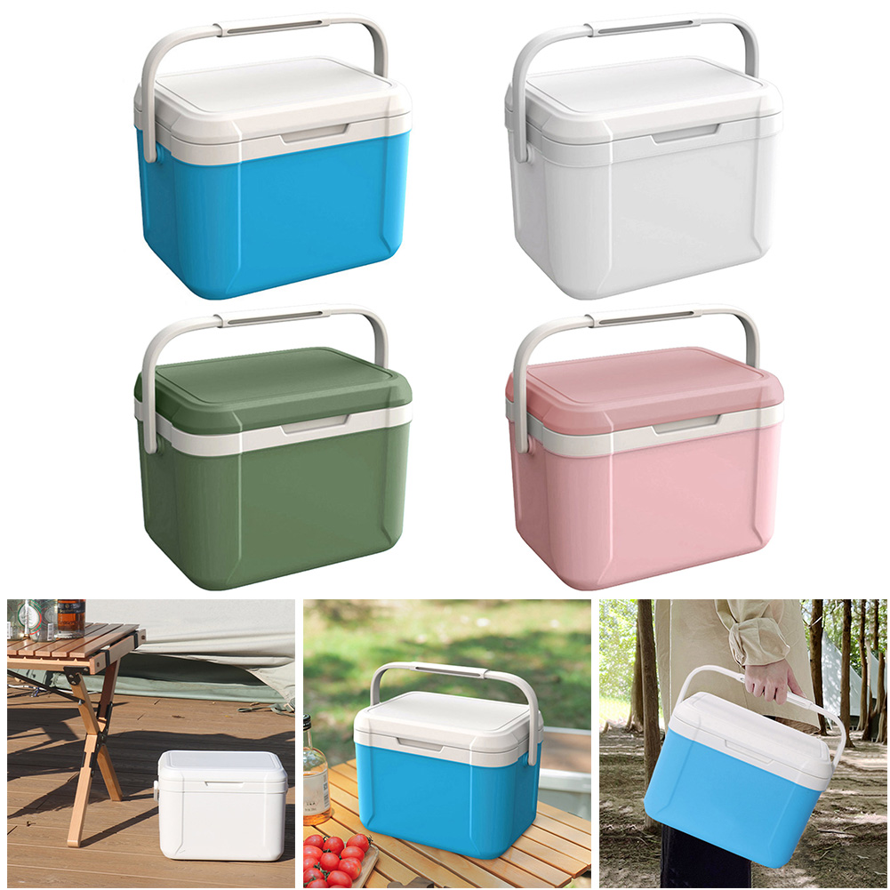 Fishing Equipment Box - ポータブル屋外キャンプクーラーボックス、大容量冷蔵庫、車のアイスバケット、バーベキュー、ピクニック、釣り、装置、13 l、6 l、5l