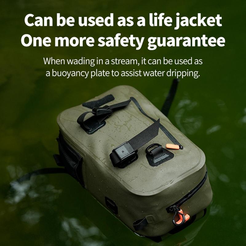 9.5L 釣りスリングバッグ釣りショルダーバッグ防水釣りルア - Fishing Equipment Box のレビューと価格