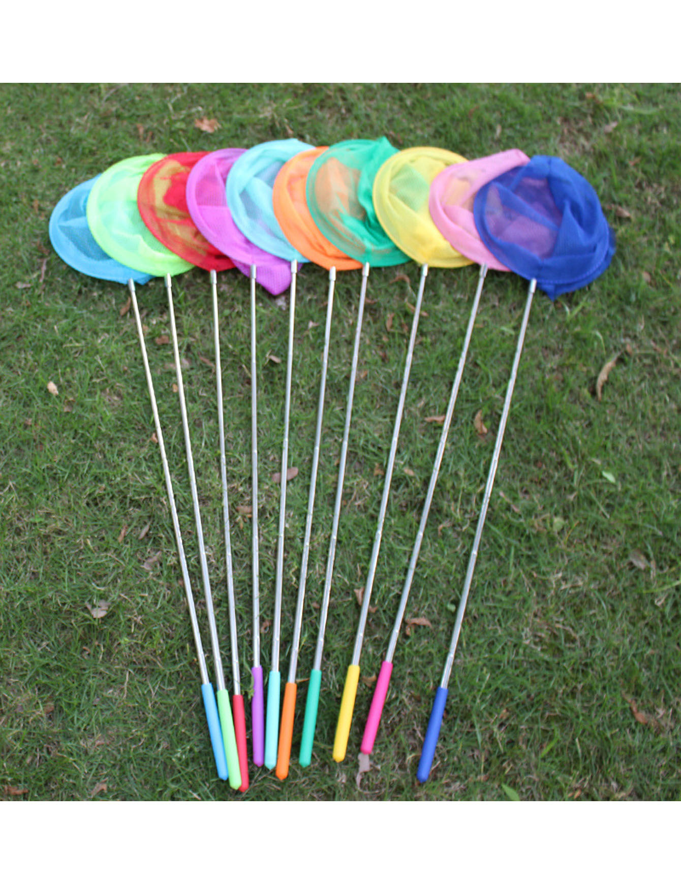 伸縮式釣り網、蝶や昆虫捕獲網、伸縮式ツール、釣り道具クリアラ - Landing Net Telescopic のレビューと価格
