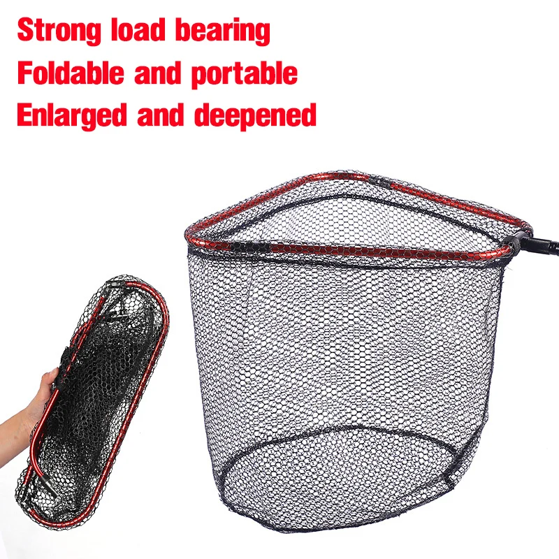 アルミ合金ゴムコーティングされた魚のランディングネット折りた - Landing Net Telescopic のレビューと価格