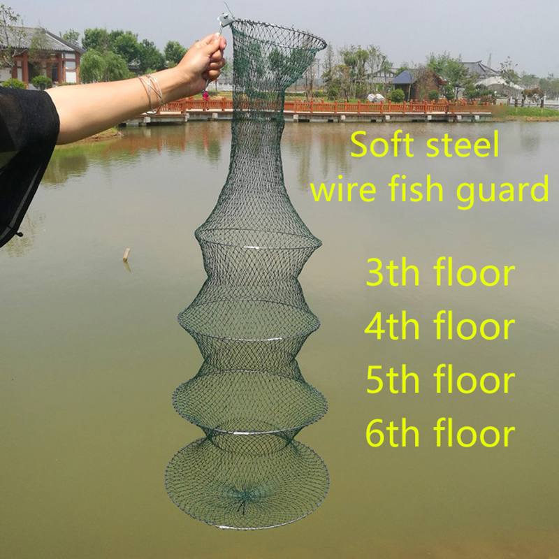 漁網 3/4/5/6 層折りたたみ伸縮式速乾性ナイロンメッシ - Landing Net Telescopic のレビューと価格