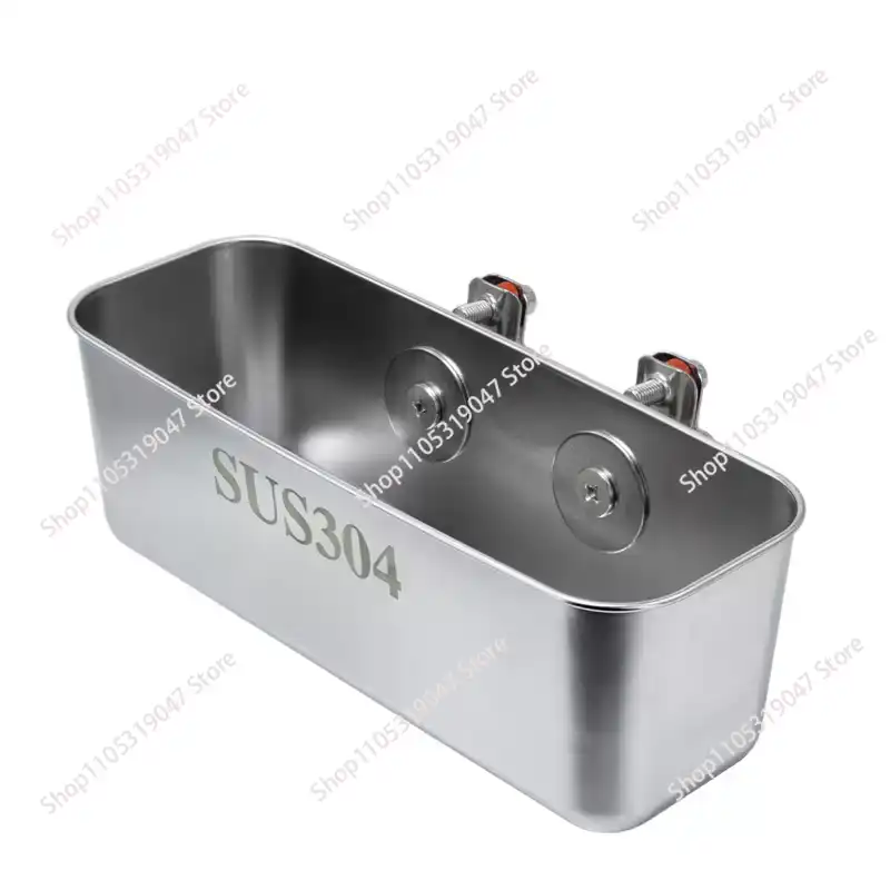 ステンレス鋼製ヨット用手すりアクセサリー釣り船用具収納生餌箱 - Fishing Equipment Box のレビューと価格