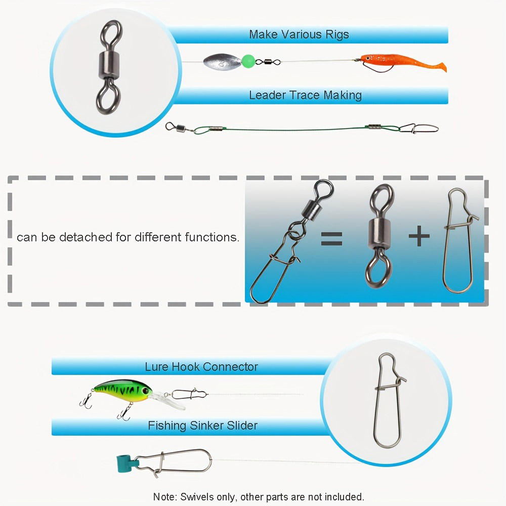 95/210個セット フィッシングコネクターギアキット 2- - Fishing Equipment Basics のレビューと価格