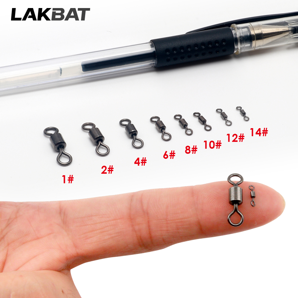 100個入り ステンレス製 釣り用スイベル ベアリング ロー - Fishing Equipment Box のレビューと価格