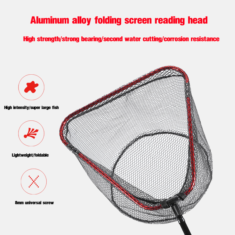 漁網,アルミニウム合金,折りたたみ式,伸縮式,最大40cm/ - Landing Net Telescopic のレビューと価格
