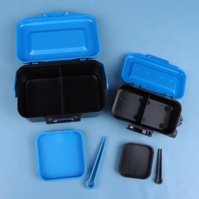 ポータブル釣り用ルアーボックスケース、活餌、フック、ミミズ用 - Fishing Equipment Box のレビューと価格