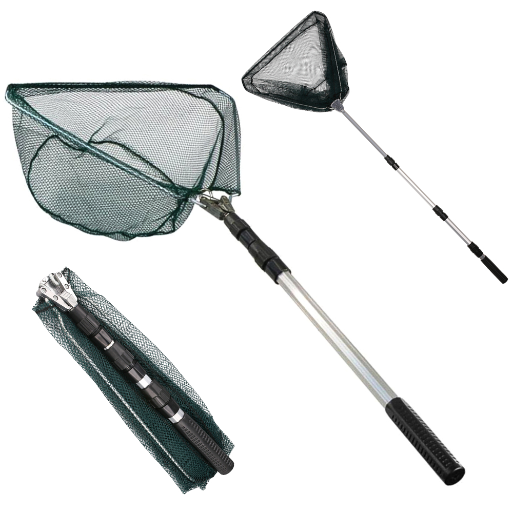 超軽量折りたたみ式漁網 - 耐久性のあるアルミ合金製伸縮ハン - Landing Net Telescopic のレビューと価格