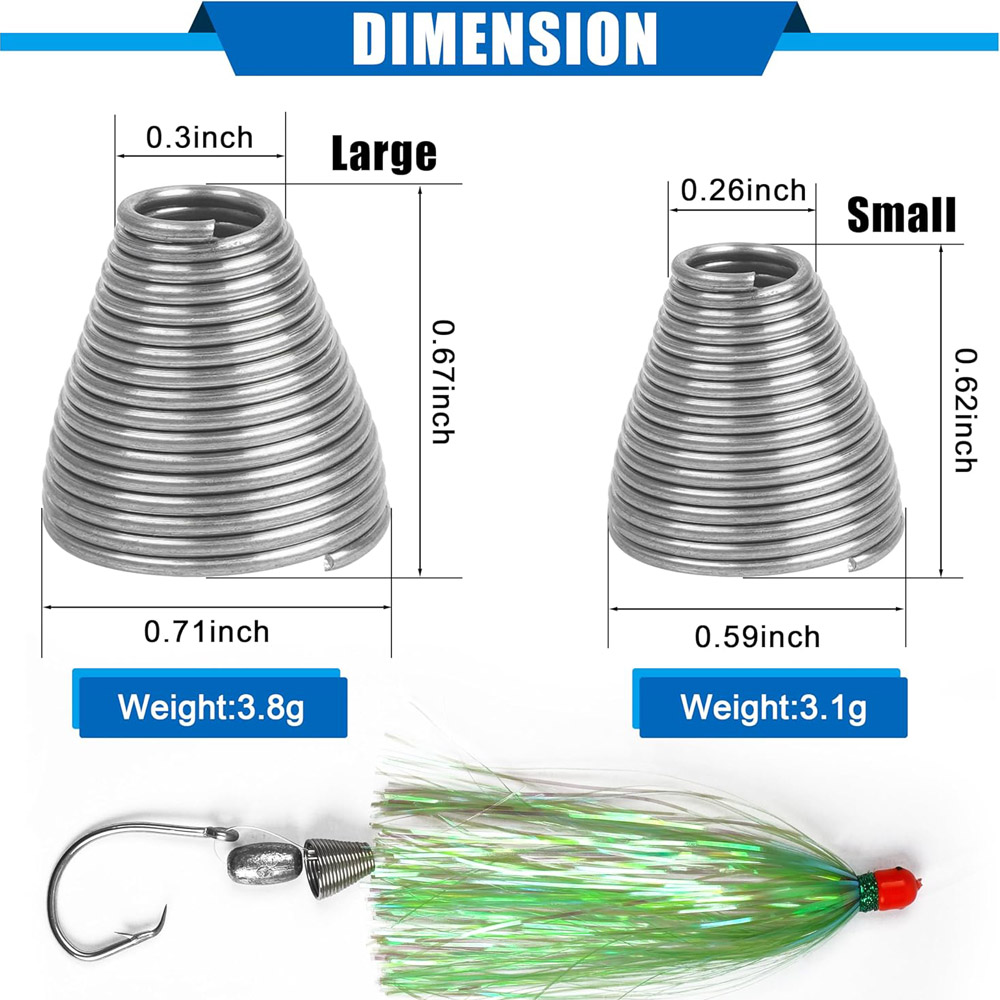 Ballyhoo-釣り用ベイトリギングスプリング,20個,ス - Fishing Equipment And Tools のレビューと価格