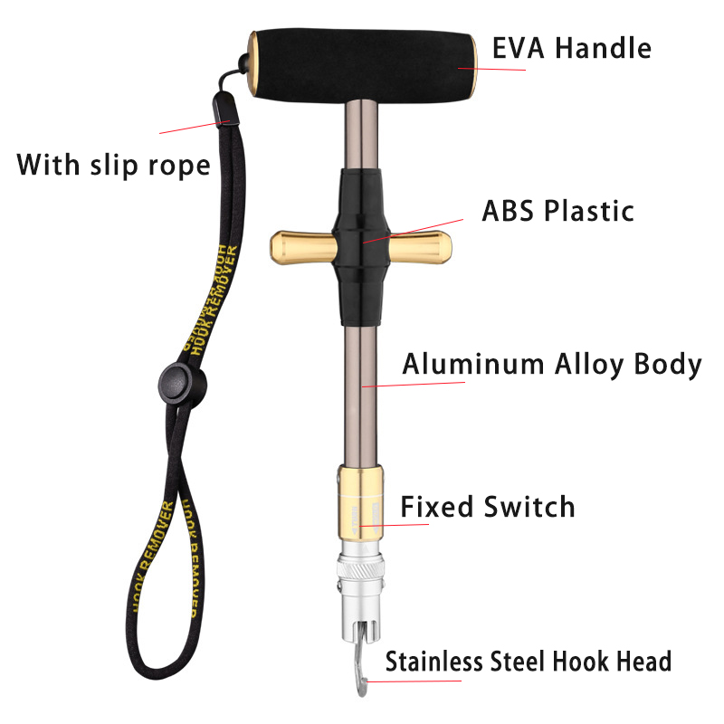 Takedo-T字型釣り針抽出器、釣り針セパレーターの取り外 - Fishing Equipment Basics のレビューと価格