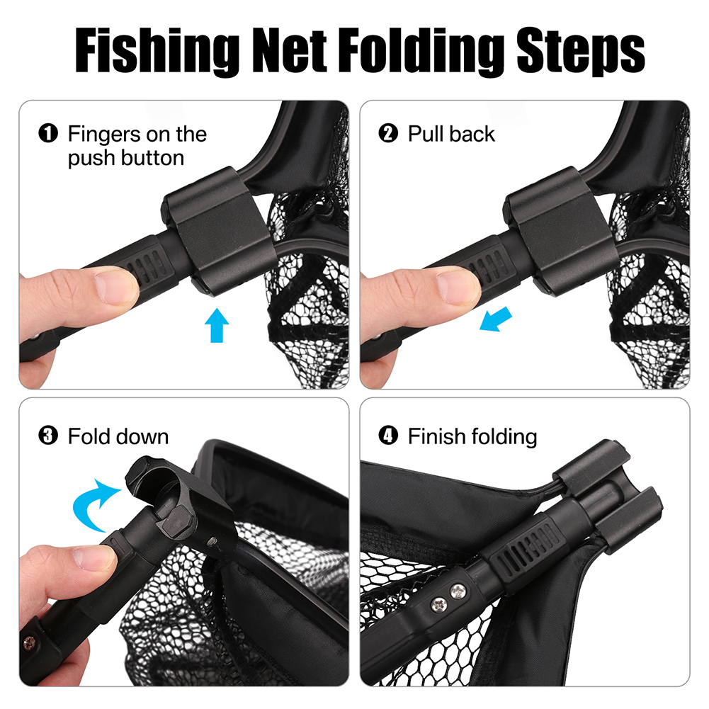 フライフィッシング用フローティングフィッシングネット、ナマズ - Landing Net Telescopic のレビューと価格