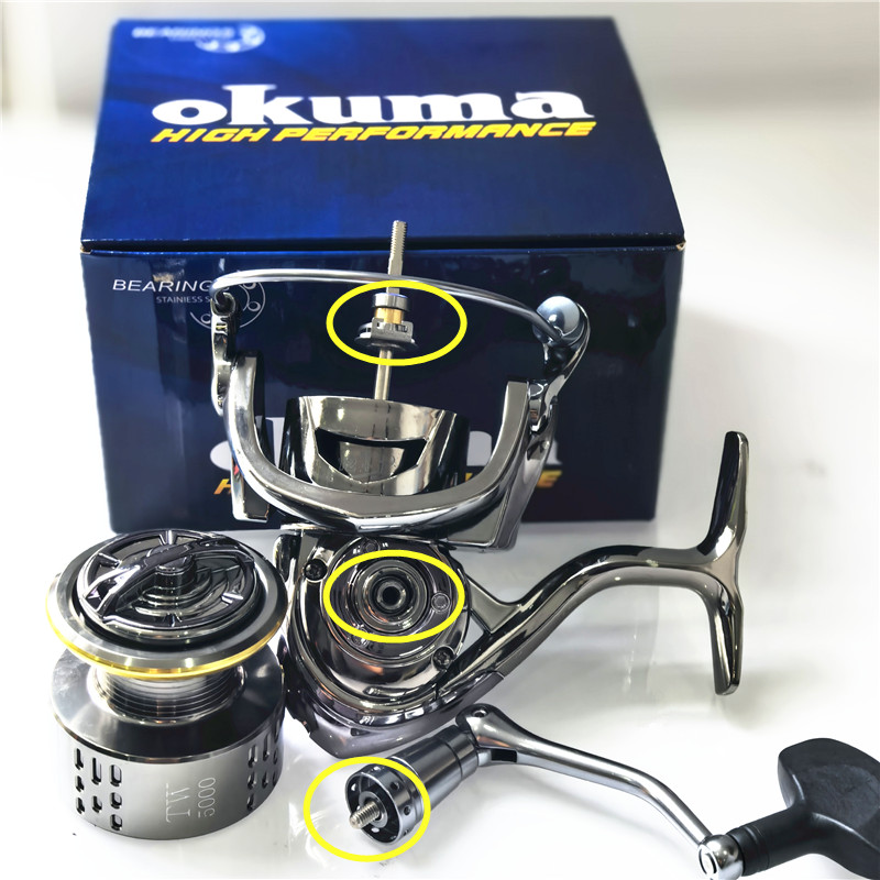 オクマオールメタル防錆スムースベアリング5.5:1フィッシン - Fishing Equipment Daiwa のレビューと価格