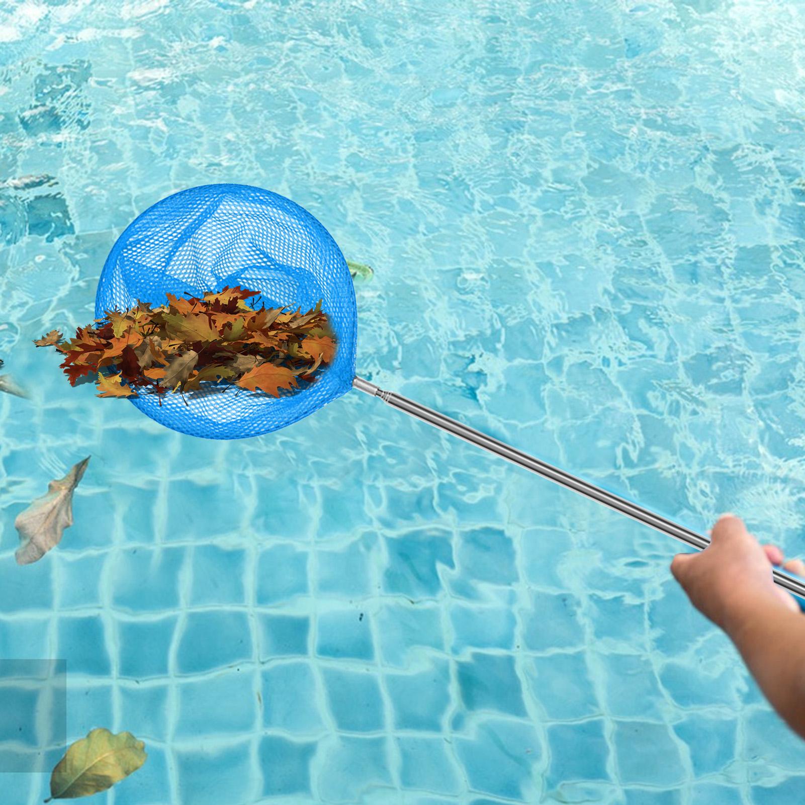 プールスキマーネット伸縮ポール付きステンレス鋼釣りネット子供 - Landing Net Telescopic のレビューと価格