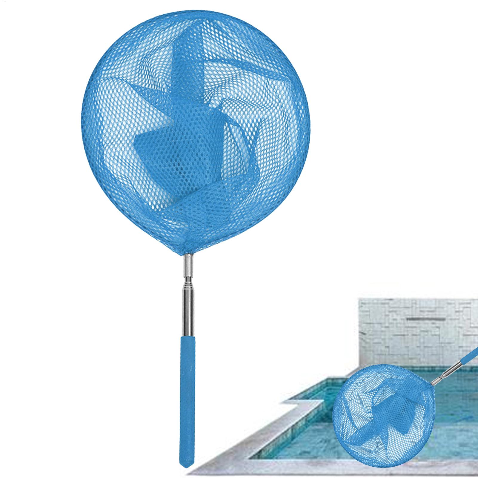 プールスキマーネット伸縮ポール付きステンレス鋼釣りネット子供 - Landing Net Telescopic のレビューと価格