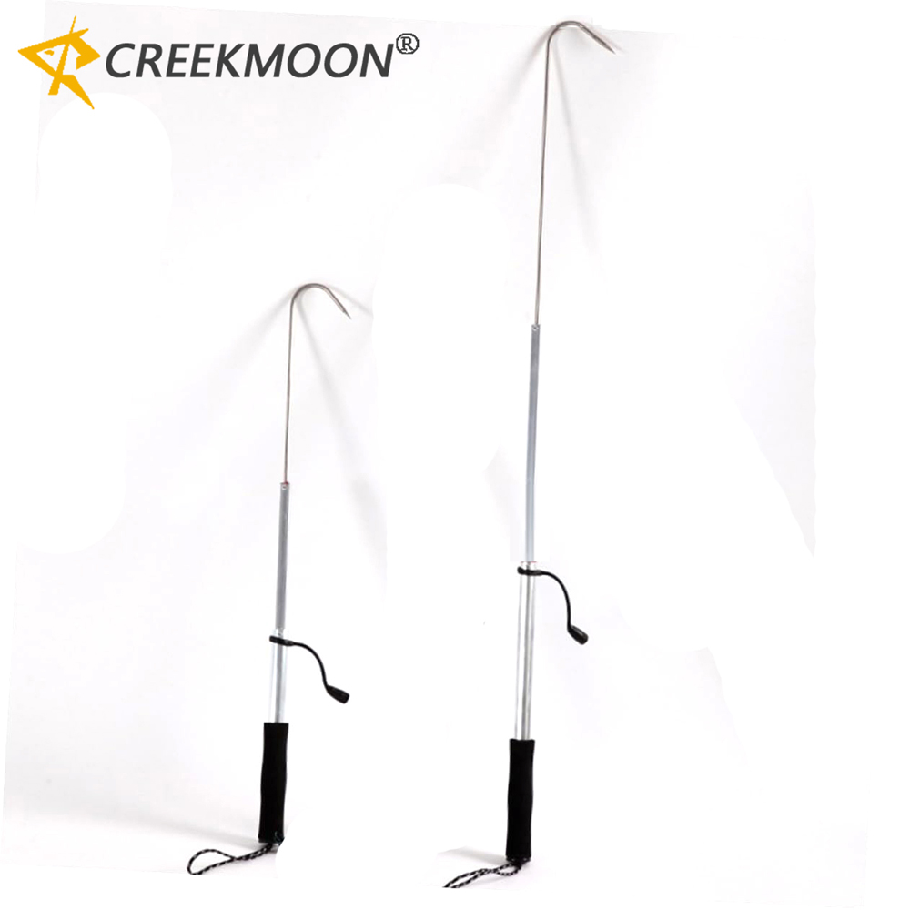 伸縮式魚釣り用ガフ ステンレス鋼製 氷海釣り用スピアフック  - Landing Net Telescopic のレビューと価格